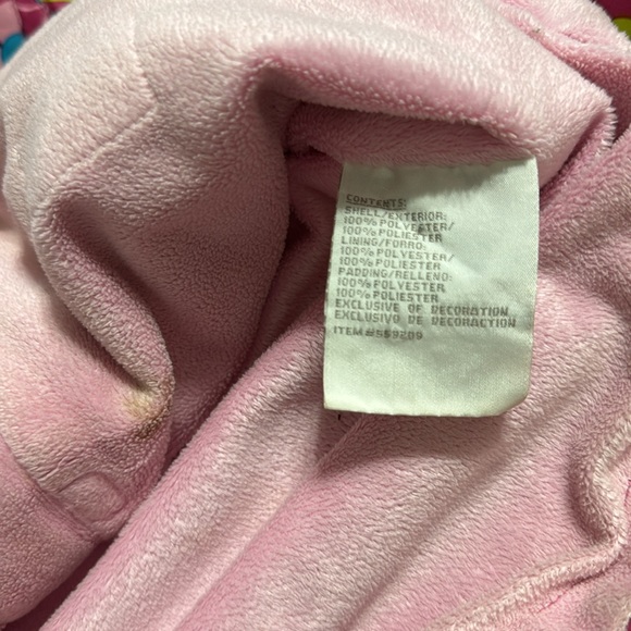 Size 5 Rain Coat Floral Polka Dot Hoodie Jacket Multicolor Pockets Full Zipper - Picture 8 of 13